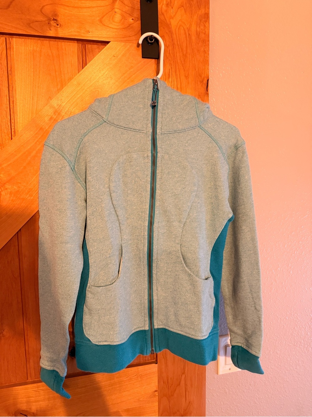 Lululemon Teal Zip-Up Hoodie